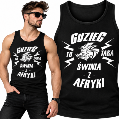 TANK TOP ŚMIESZNY GUZIEC